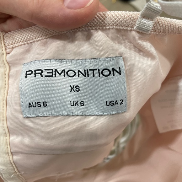 Premonition Light Pink Strappy Crop Top Tank Top - Picture 3 of 3